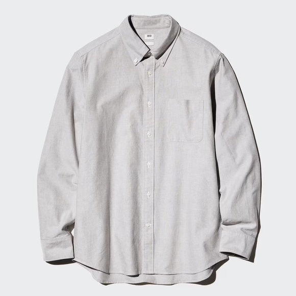 UNIQLO OXFORD SLIM FIT BUTTON DOWN SHIRT - Picture 1 of 1